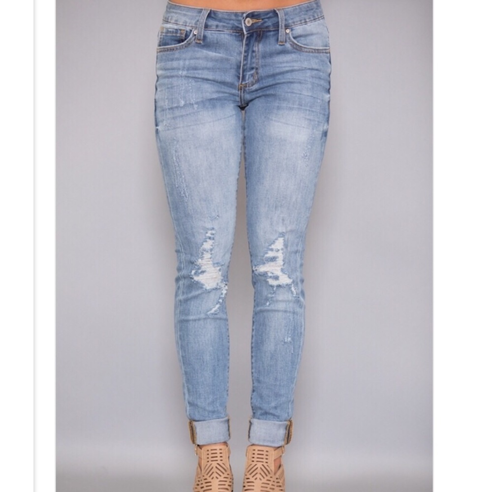 Hammer Jeans Ashton light wash distressed Jean